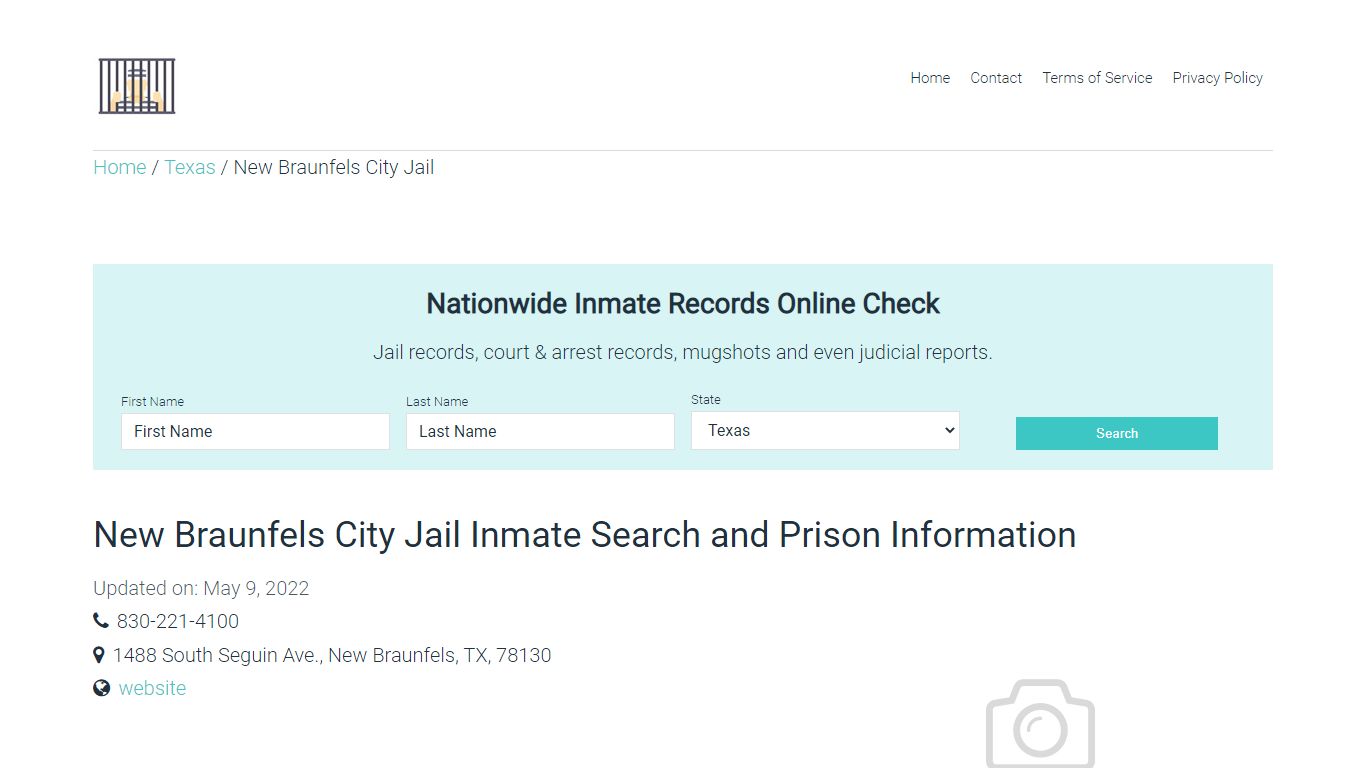 New Braunfels City Jail Inmate Search, Visitation, Phone ...